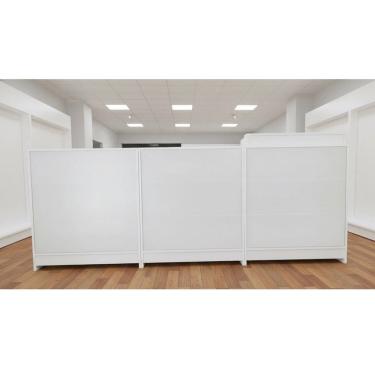 Imagem de Balcão Caixa + Balcão Recepção 100% Mdf Branco - Suprema Móveis