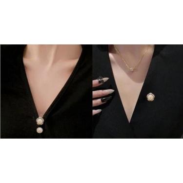 Imagem de Broche Tapa Decote Kit com 8 Unidades Fecha e disfarça o Decote - NoBr