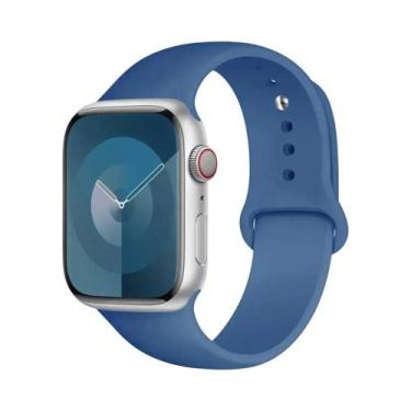 Imagem de Pulseira De Silicone Esportiva De 44mm 45mm 40mm 41mm 42-46mm Para App