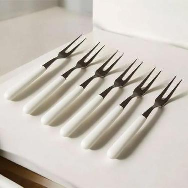 Imagem de Conjunto 6 garfos para petisco - DL FESTAS