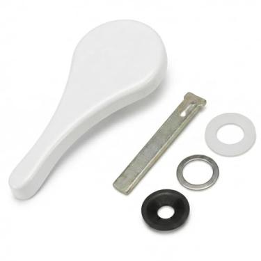 Imagem de Substituição de alavanca de trava de porta deslizante de metal, adequada para maçaneta de porta de vidro deslizante Jeld-Wen/Prime-Line C 1280, pino de 3,5 cm, peça de substituição de maçaneta de