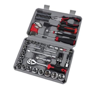 Imagem de Dpofirs Conjunto de Chave de Soquete de Catraca Eficiente para Reparos Domésticos e Automotivos Com Conjunto de Chave de Soquete de Ferramentas Mecânicas para Trailers e Motocicletas Aço Vanádio