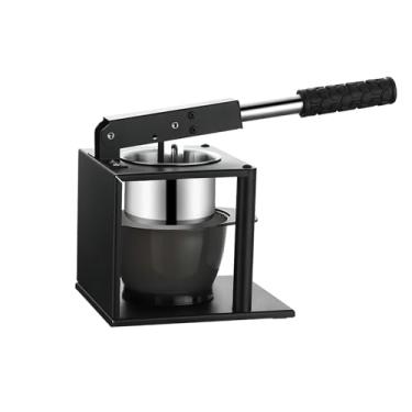 Imagem de Espremedor manual, tigela de aço inoxidável, espremedor manual comercial para barracas domésticas e de rua