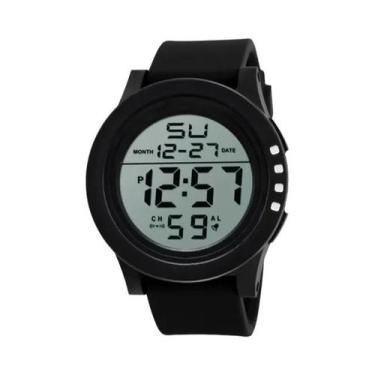 Imagem de Relógio Esportivo Digital Luminoso À Prova D'água Masculino, Despertad