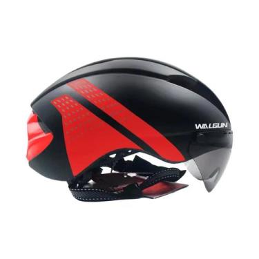 Imagem de Capacete De Bicicleta Unissex Com Lentes Substituíveis Para Competição