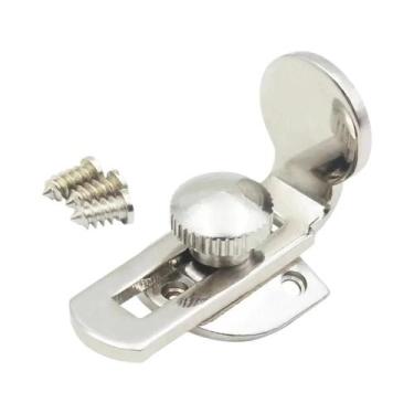 Imagem de Apoio De Dedo Ajustável Em Metal Prateado Para Clarinete Com Parafusos