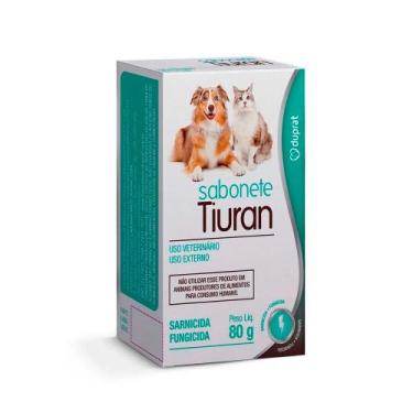 Imagem de Tiuran Sabonete Sarnicida e Fungicida para Cães e Gatos Duprat 80g
