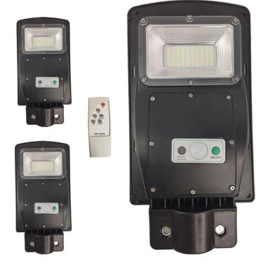 Imagem de Luminaria Solarm60W Poste Led 3 Und Sensor De Movimento