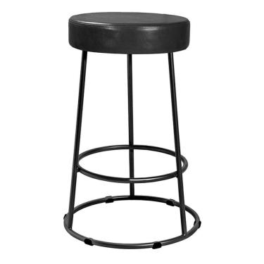 Imagem de Banqueta Roma 70cm Couríssimo Preto - Salaone Preto