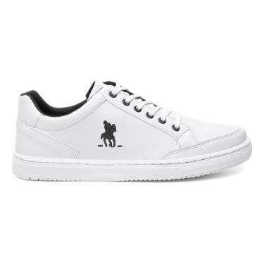 Imagem de Tênis Polo Plus Masculino Casual Design Clássico Versátil, Branco, 38 
