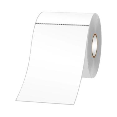 Imagem de Etiquetas Térmicas 4x8in Autoadesivas Impermeáveis Papel Adesivo Para 