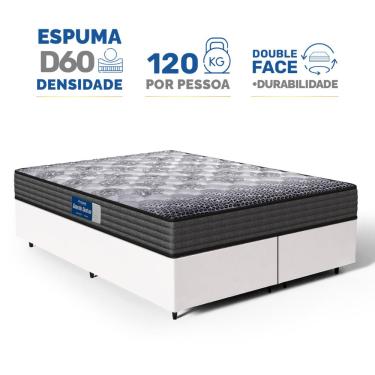 Imagem de Cama Box com Colchão de Espuma D60 Double Face Guarda Costas Comfort Force Probel Queen 158cm