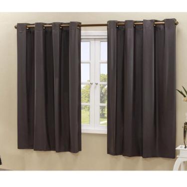Imagem de Cortina Blackout PVC 2,20 m x 1,30 m - Tabaco