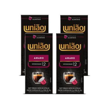 Imagem de Kit União 40 Cápsulas de Café Amaro Intensidade 12 p/Máq Nespresso - C