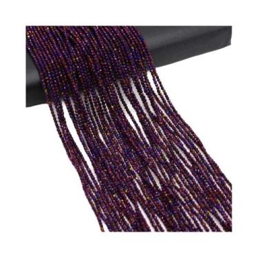 Imagem de Contas Redondas De Pedra Natural De Cores Mistas 2mm 38cm Soltas Para 