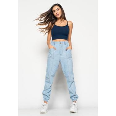 Imagem de Cropped Salvatore Alça Fina Canelado Feminina-Feminino