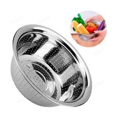 Imagem de Escorredor de Arroz Legumes Inox 22cm. - Monaliza