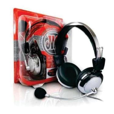 Imagem de Fone De Ouvido c/Microfone Prata F-301 MV - Plug-X-Unissex