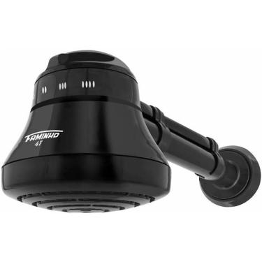 Imagem de Ducha Faminho de 4 Temperaturas com Cano Preto de 30cm 220 Volts 6800 Watts 00242152 Fame Ducha