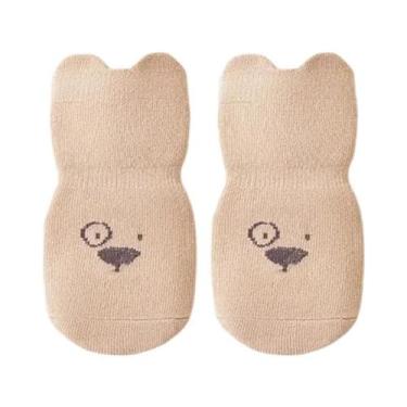 Imagem de Meias Antiderrapantes Para Bebês, Meninos E Meninas, 3 a 5 Pares, Padr