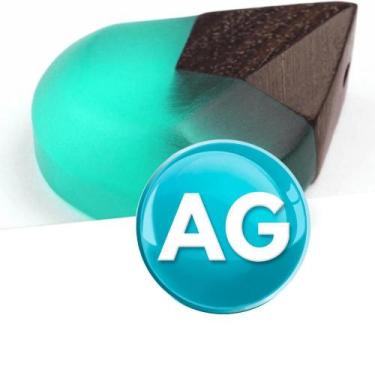 Imagem de Resinas Epóxi 1Kg + Corante Semi-Transparente Turquesa Ag Me - Resinas