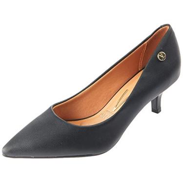 Imagem de Scarpin Vizzano Salto Baixo Feminino, Preto, 34