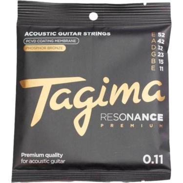 Imagem de Encordoamento Para Violão .011-.052 Resonance Premium Tagima