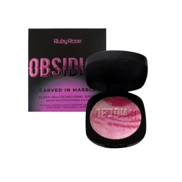 Imagem de Blush Ruby Rose Obsidian Carved Veiled WomanHB-1002-2 10,5g