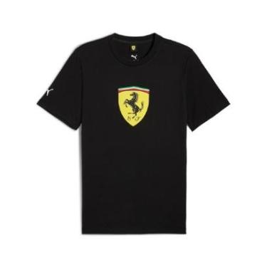 Imagem de Camisa Puma Ferrari Sportswesr Escudo Preto - Masculino-Masculino
