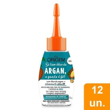 Imagem de Reparador de Pontas Origem Argan 30ml Embalagem com 12 Unidades - Nazc
