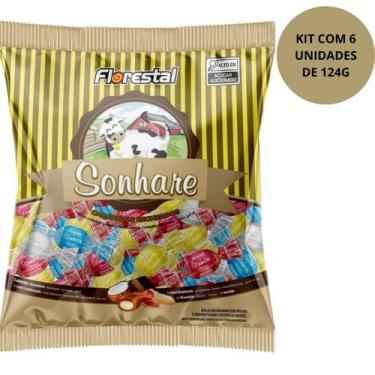 Imagem de Bala Sonhare Sortidas Florestal Kit Com 6 Unidades 124G - Floreal
