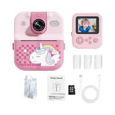 Imagem de Câmera Bluetooth 1080P HD Para Crianças Com Impressão Instantânea, Bri