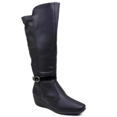 Imagem de Bota Cano Alto Anabela Piccadilly 143220 Feminina-Feminino
