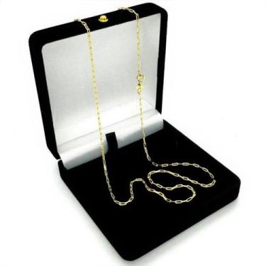 Imagem de Colar Cordão Masculino Elos Longos 70cm Banho De Ouro 18k 4761 - Trs C