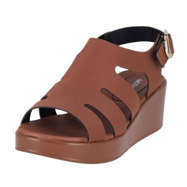 Imagem de Sandalia Feminino Conforto Anabela Solado Medio Piccadilly