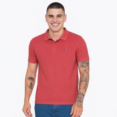 Imagem de Camisa Polo Masculina Básica Industrie Piquet no Estilo Tommy Bordado França-Masculino