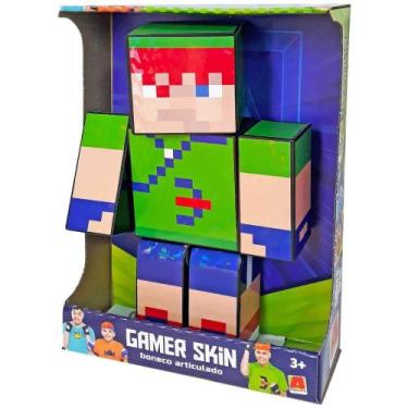 Imagem de Boneco gamer skin familia arqueira robin hood 25cm algazarra, ., UN