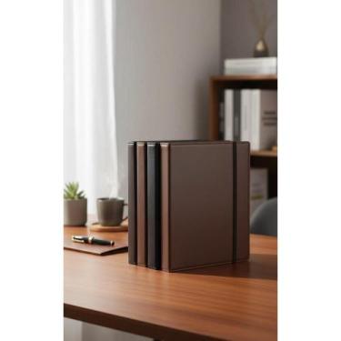 Imagem de Fichário material sintético Premium Cédulas e Selos  Preto ou - Congra