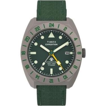 Imagem de Relógio Timex Expedition Pioneer Titanium Automatic GMT TW2Y63400 Masculino 41mm-Masculino