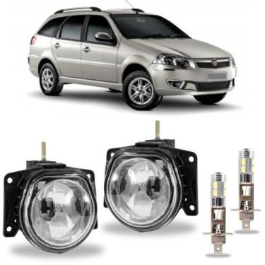 Imagem de Par farol milha fiat palio weekend g3 2004 a 2012 led vidro - SUITS
