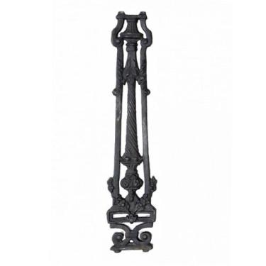 Imagem de Grade em Ferro Fundido N09 Espada Varanda Sacada 83x28cm - Fundição Jo