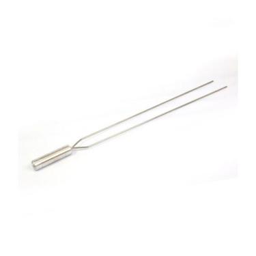 Imagem de Espeto Duplo Inox 50cm Cabo Revestido Alumínio Churrasco - INOX LAURIN