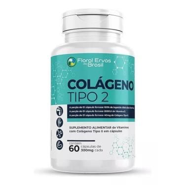 Imagem de Colágeno Tipo 2 II 300mg 60 Cápsulas - Floral ervas