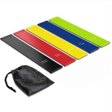 Imagem de 5 Mini Band Elastico Academia Fit Treino Funcional Exercício - Vixxer,