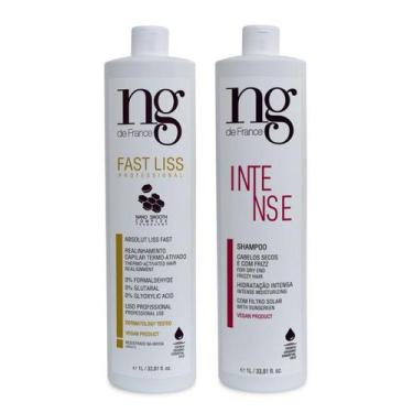 Imagem de Ng De France Kit Fast Liss Realinhamento Capilar Vegano 1L+ Shampoo In