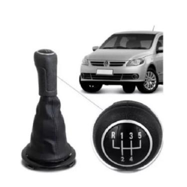 Imagem de Coifa Manopla Bola Câmbio Gol Voyage G5 G6 2009 A 2016 Preto - MUTKIT