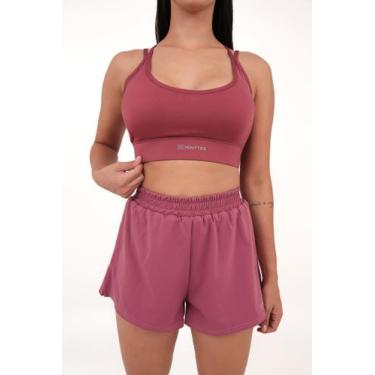 Imagem de Top Feminino Elegance Monttês Poliamida, Ferrugem, G