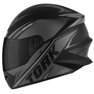 Imagem de Capacete Moto Fechado R8 Viseira Fumê Pro Tork Adulto Segurança Confor