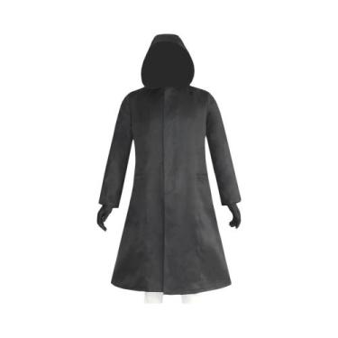 Imagem de Fantasia De Cosplay De Drama Coreano Masculina Em Preto Com Luvas Para