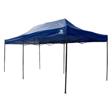 Imagem de Tenda Gazebo 3 X 6m Aço Dobrável Barraca Camping Pagoda Azul Bel